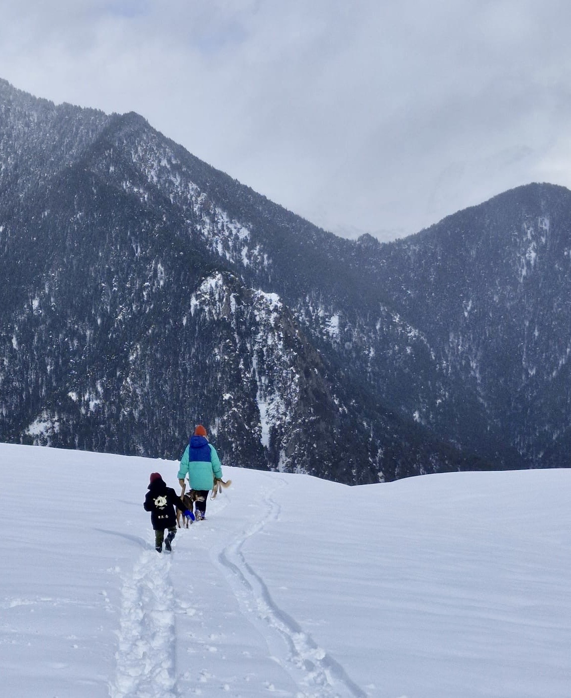 Living in Andorra walking in mountains
